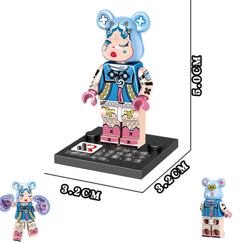 Đồ Chơi Lắp Ráp Mô Hình Gấu Violent Cho Trẻ Em