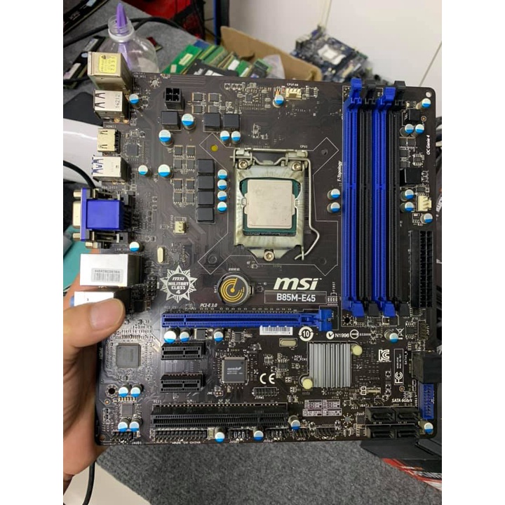 Combo Mainboard MSI B85M-E45, CPU Core I5 4570 cho AE dựng cây | WebRaoVat - webraovat.net.vn