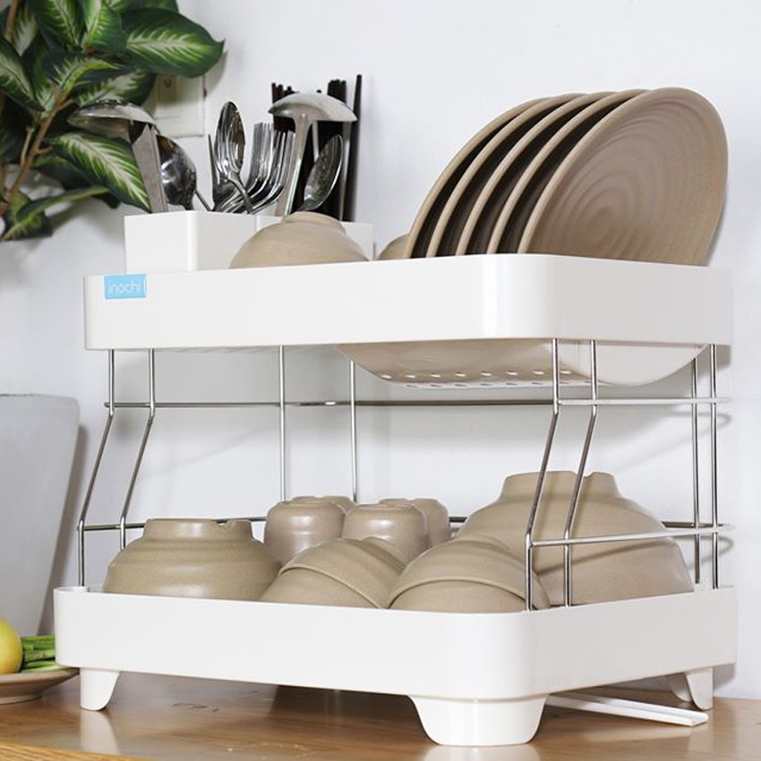 Kệ úp chén bát Tokyo Inochi Nhựa nguyên sinh và Inox cao cấp - Larva Store