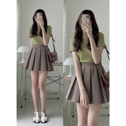 Áo phông cổ tròn chất nhăn xốp mặc hè thu Dorastyle_1172Aonhanxop_P2/K4