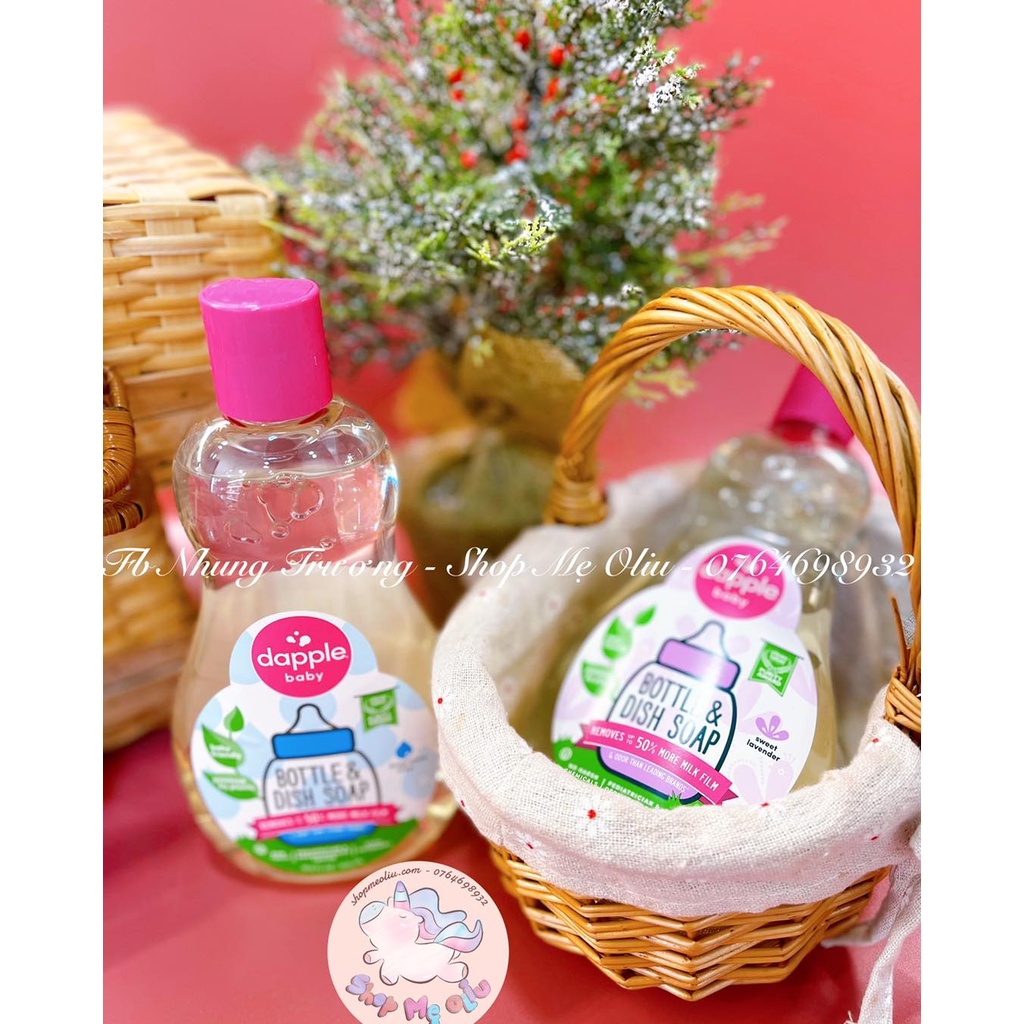 Nước rửa Dapple Baby dạng chai/ túi tiện lợi