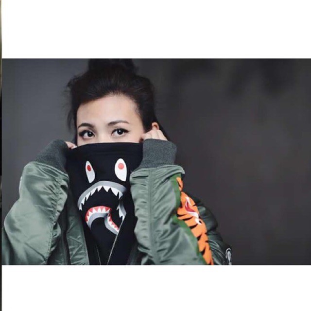 Khăn Trùm Cổ Bape Cá Mập | Bape Shark Neckwarmer