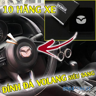 [CAO CẤP]⚡⚡⚡Dán LOGO vô lăng đính đá sang trọng cho xe HYUNDAI-TOYOTA-MZDA-HONDA-MECCIDES-KIAphong cách Nhật Bản