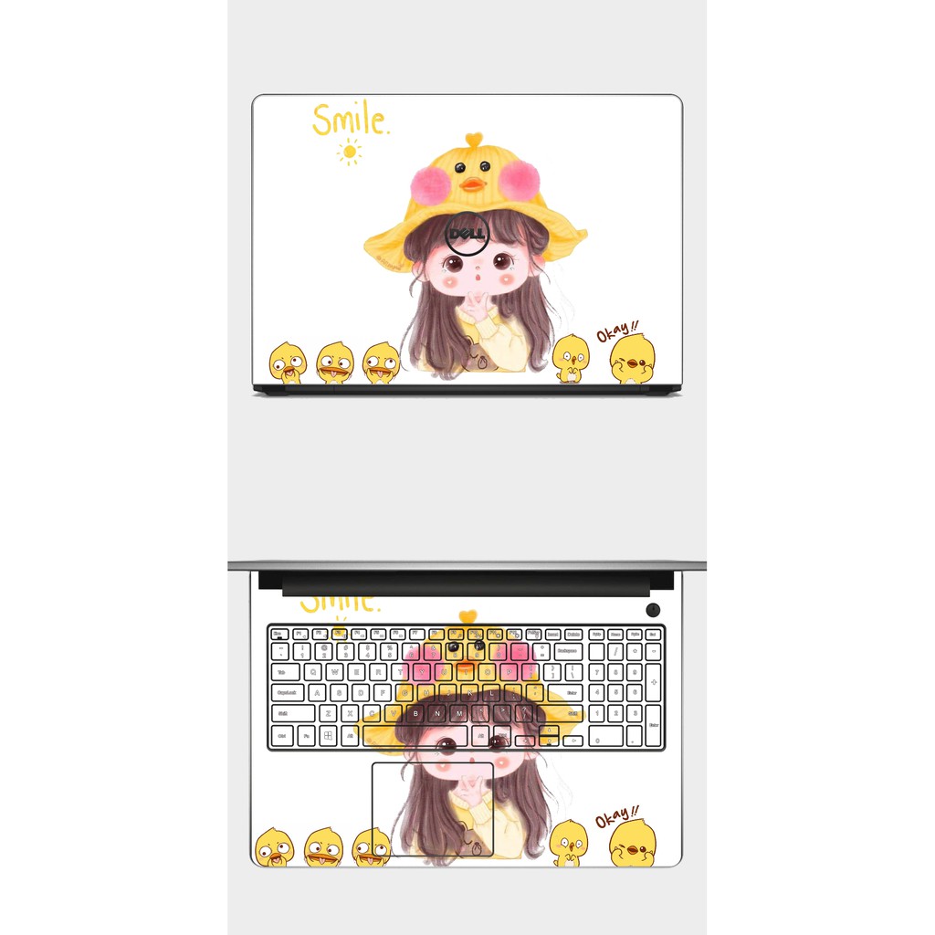 Skin girl cute. Full Các Dòng Như: Dell, Hp, Acer, Asus, Macbook,...