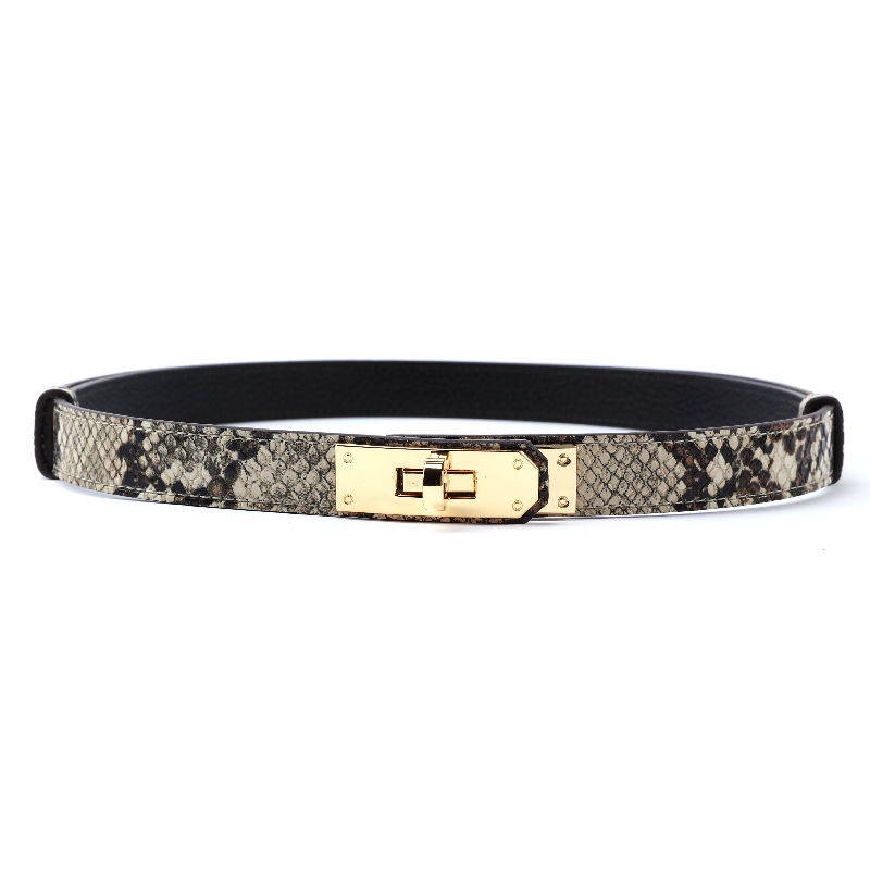 Thắt lưng da phong cách thời trang Âu Mỹ cho nữ