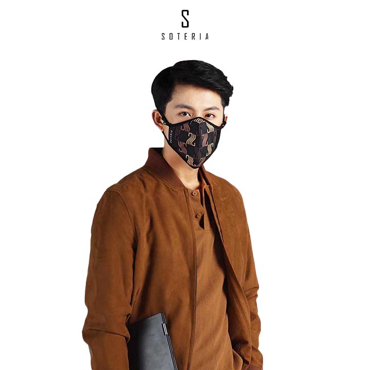 Khẩu trang tiêu chuẩn Quốc Tế SOTERIA Signature ST144 - Bộ lọc N95 BFE PFE 99 lọc đến 99% bụi mịn 0.1 micro- Size S,M,L