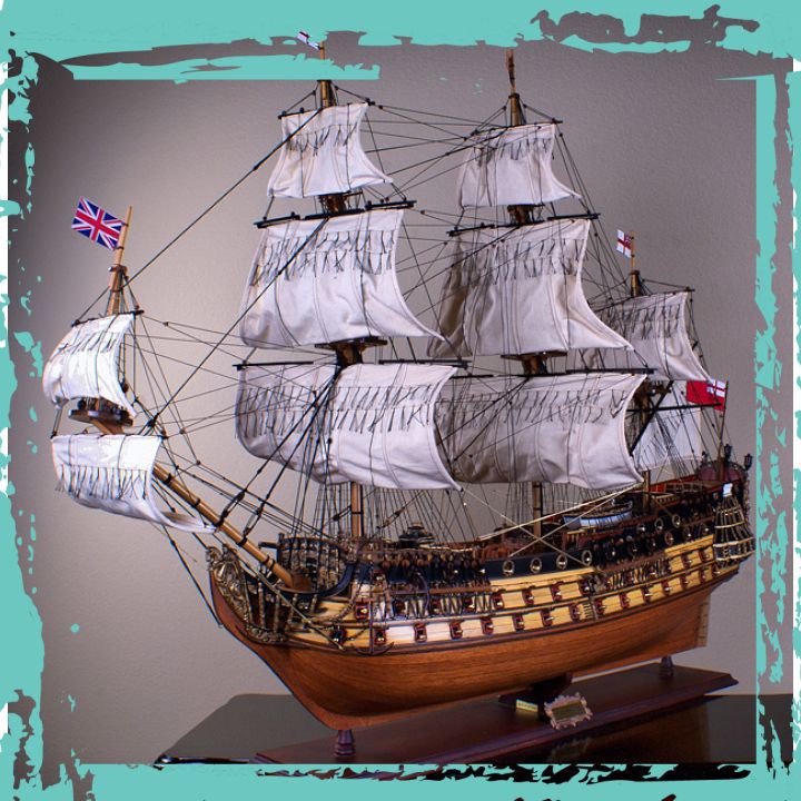 Mô Hình THuyền Gỗ Hoàng Tử Hoàng Gia HMS Prince