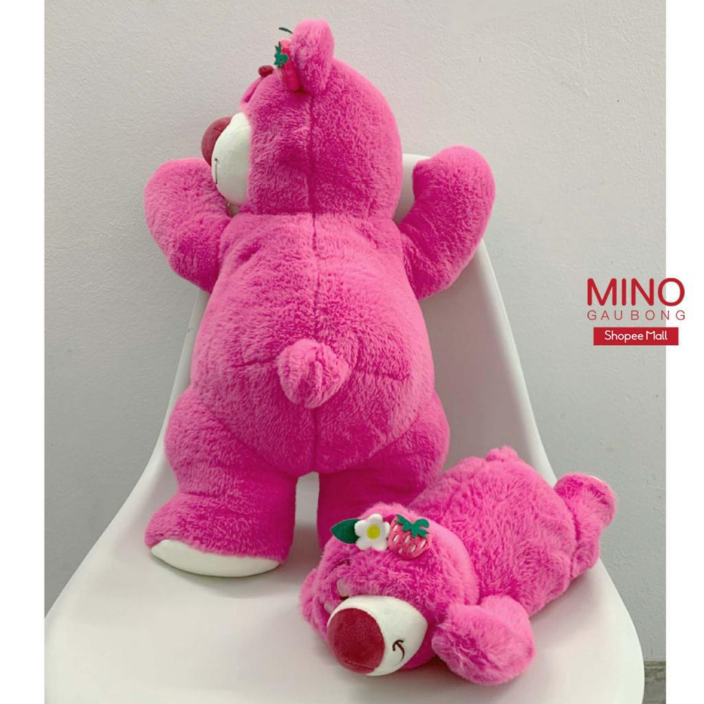 Gấu Bông Lotso Chính Hãng Mềm Mịn Dâu Tây Huggin MINO STORE TH208