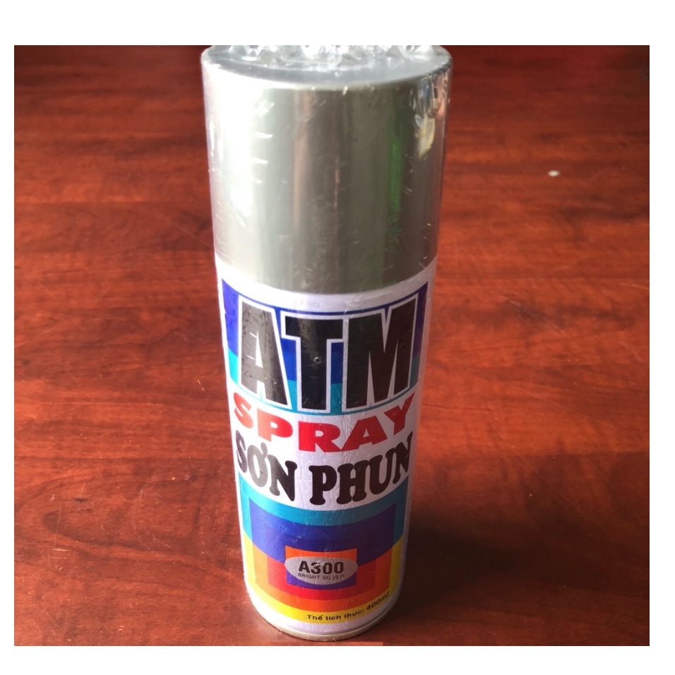 Sơn xịt ATM đủ màu,trắng A200,Bóng A10,Đen nhám A212,sơn xịt xe máy,xe đạp,dụng cụ,gỗ,...