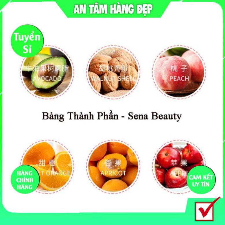 Một Hũ Tẩy Da Chết Body HEYXI Đào MINI 200G Xinh Xắn Dễ Thương Trắng Da Lưu Hương KING DC