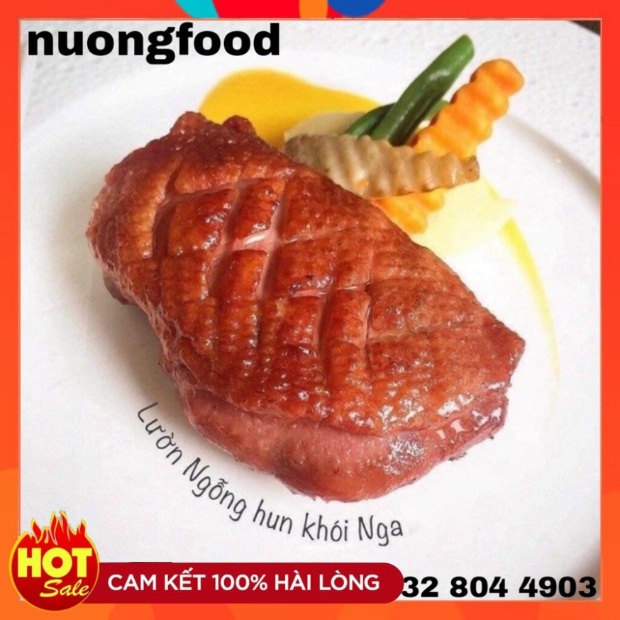 Lườn ngỗng nga xông khói 1 miếng +-250gr - nuongfood