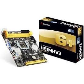 Main Biostar H81MHV3 Socket 1150 - Hàng Chính Hãng