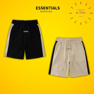 Quần short Essentials phối sọc trắng hàng cao cấp ss2024
