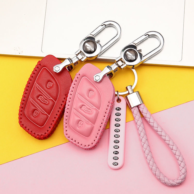 Túi da đựng chìa khóa xe hơi MG ZS MG HS MG GS mg3 mg5 mg6 MG7 kèm giá đỡ