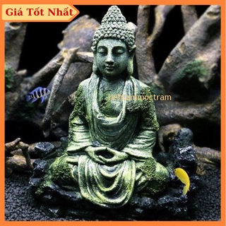 Mô hình tượng phật Như Lai trang trí bể cá bể thủy sinh