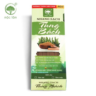 Nhang Sạch Tùng Bách MỘC LÂM 500cây 29cm - Ít Khói - Hương thơm SIÊU NHẸ - Nhang Thiên Nhiên