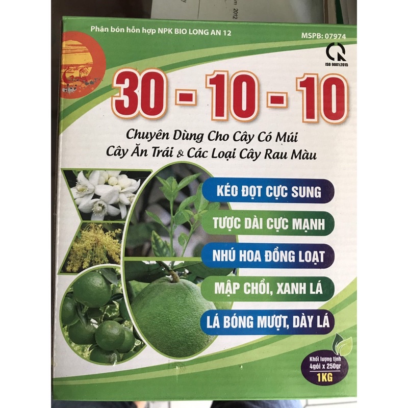 PHÂN BÓN LÁ NPK 30-10-10 BIO JAPAN GIÚP BUNG ĐỌT MẠNH,Xanh lá 1kg