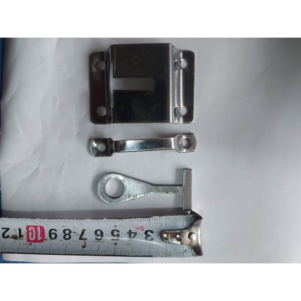 Khóa móc cửa thùng xe chữ T inox không rỉ
