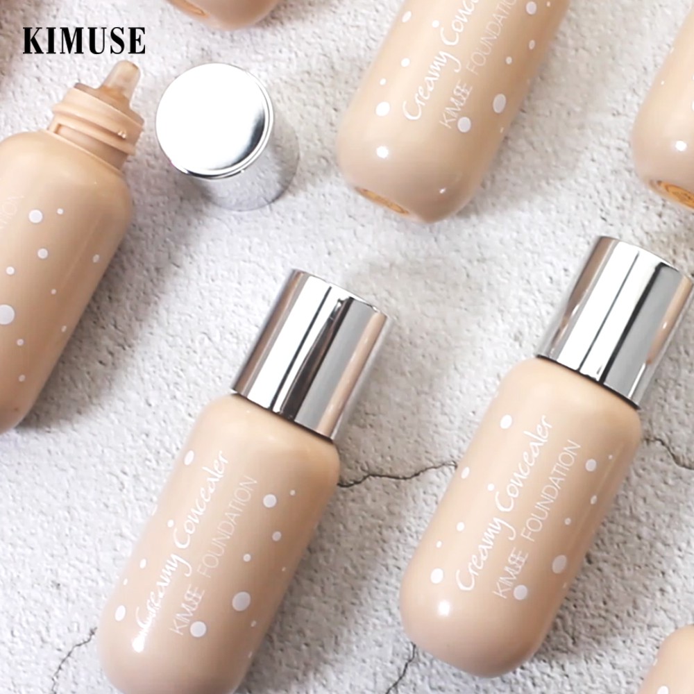 Kem nền KIMUSE kiềm dầu lâu trôi lên đến 24h hỗ trợ trang điểm tiện dụng 40g