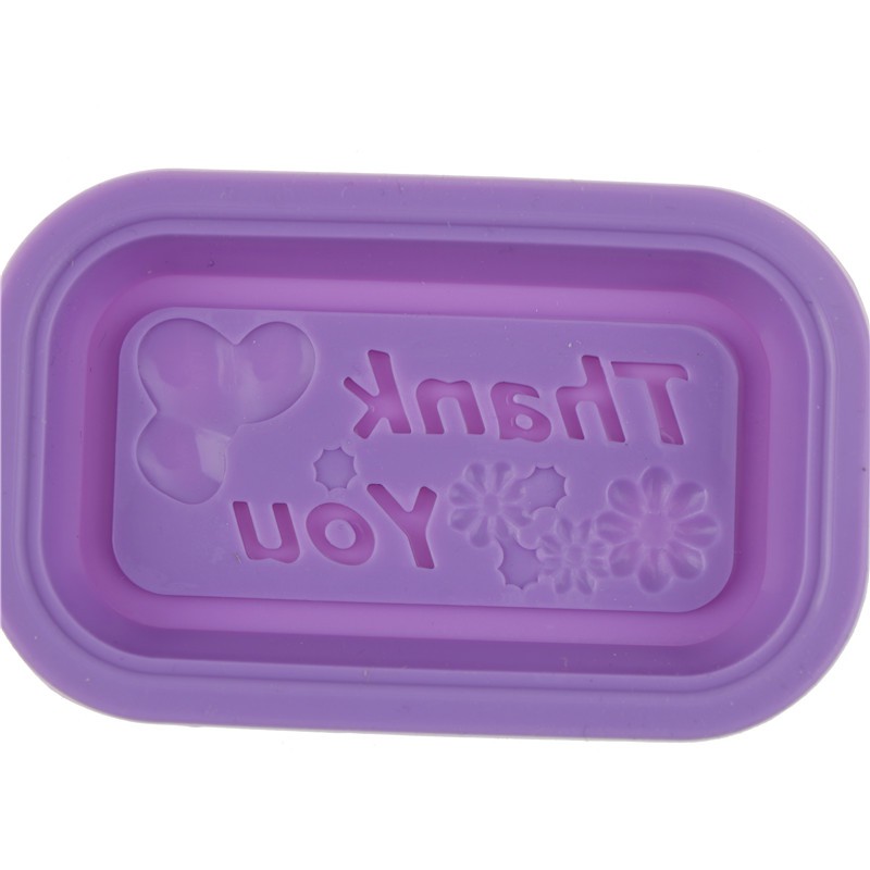 Khuôn Silicone Tạo Hình Chữ Nhật Cho Xà Phòng