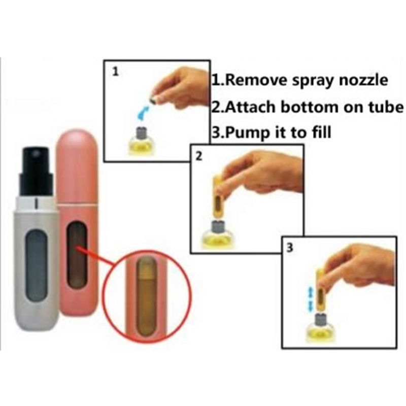 Lọ rỗng đựng nước hoa mini 5ml thiết kế nhỏ gọn tiện lợi CEP