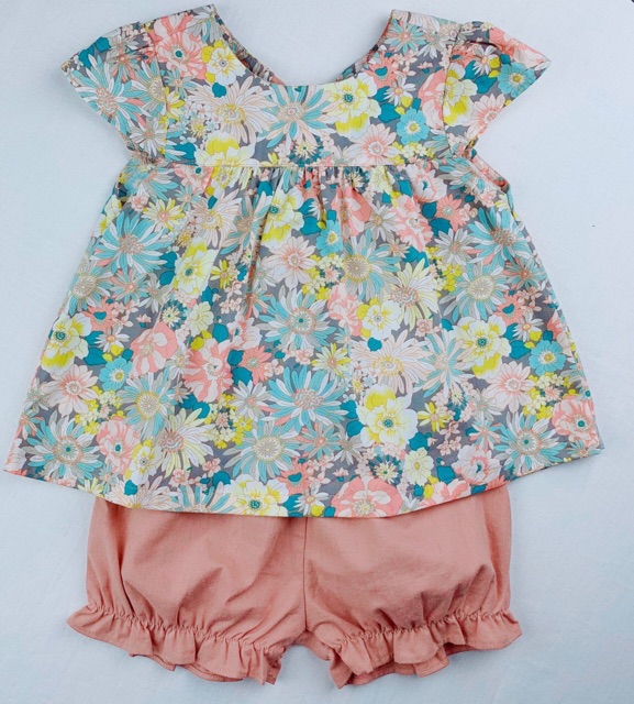 Set bộ thô hoa cho bé gái từ 1 tuổi đến 10 tuổi