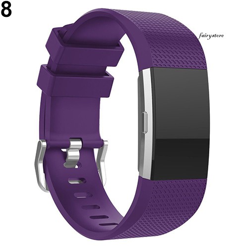 Fs Dây Đeo Silicon Thay Thế Cho Đồng Hồ Fitbit Charge 2