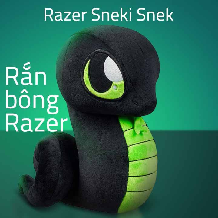 Thú nhồi bông rắn Razer đảm bảo đáng yêu hơn chó Husky siêu to khổng lồ của bạn