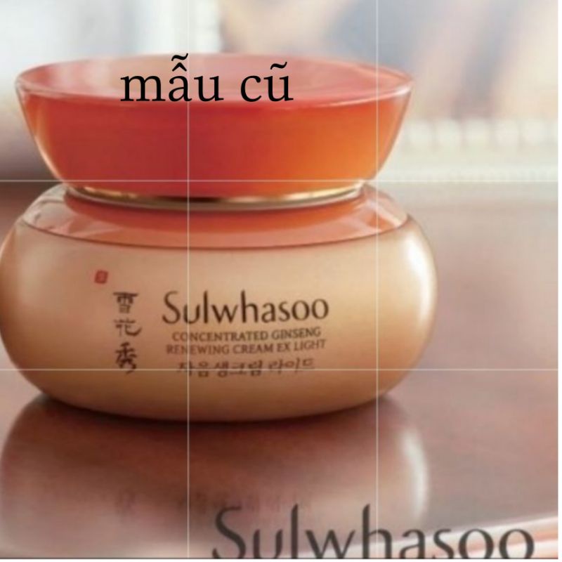 [ Mẫu Mới Full 60ML ] set Kem nhân sâm sulwhasoo chống nhăn chống lão hóa tái sinh da