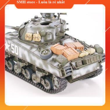 35250 Mô hình quân sự 1/35 SCALE U. S. MEDIUM TANK M4A3 SHERMAN 75mm GUN LATE PRODUCTION (FRONTLINE BREAKTHROUGH)