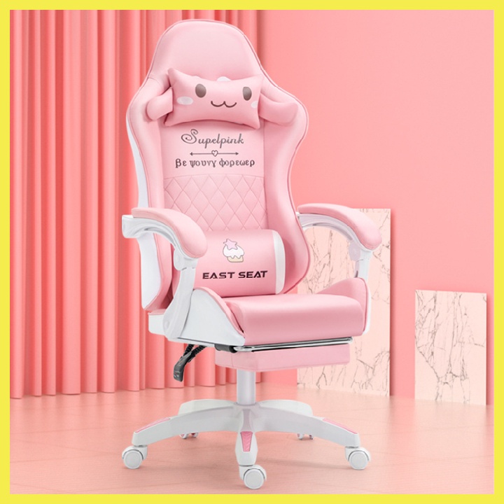 Ghế Gaming Cao Cấp Dành Cho Các Game Thủ,Live Stream, Ghế Xoay Văn Phòng - Có Gác Chân