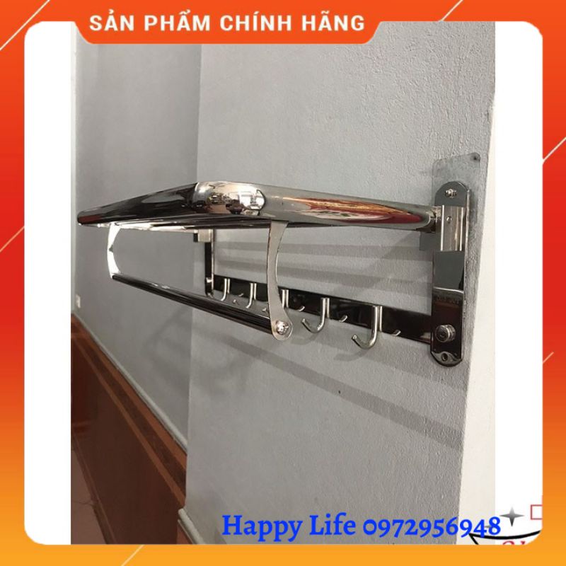 Máng khăn cao cấp, giá phơi khăn, giàn treo khăn inox 304 cao cấp