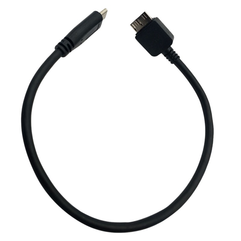 Cáp USB-C Micro-USB Type C màu đen 25cm cho WD