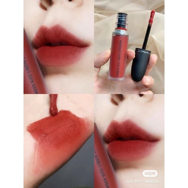 [CÓ BILL] Son Kem MAC Power Kiss Liquid Lipcolour - Marrakesh mere / Fashion Emergency / Devoted To Chili / Mull It Over