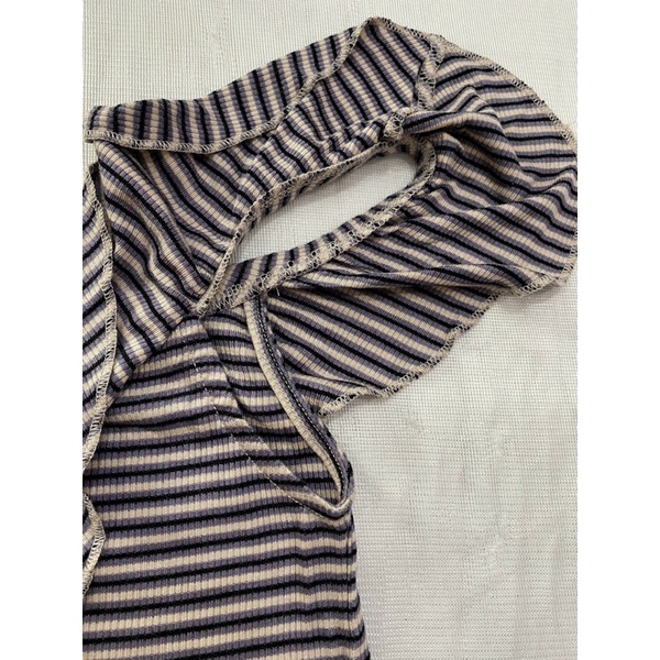 Áo thun gân bẹt vai Forever 21 - Thanh lý vnxk