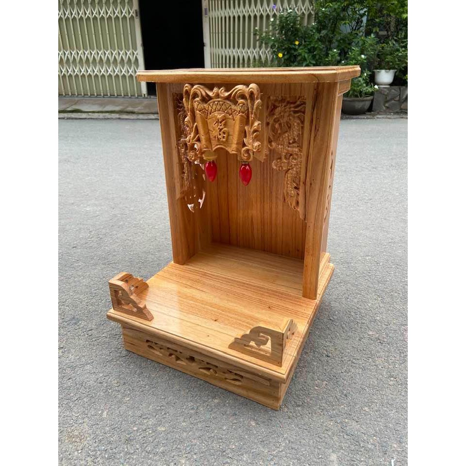 Bàn thờ thần tài ông địa 35cm - Đồ Gỗ Vinh