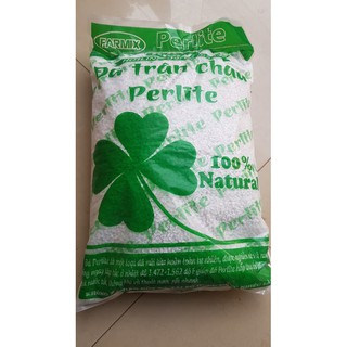 đá Perlite trân châu túi 10l dùng trộn đất trồng sen đá, xương rồng, hoa