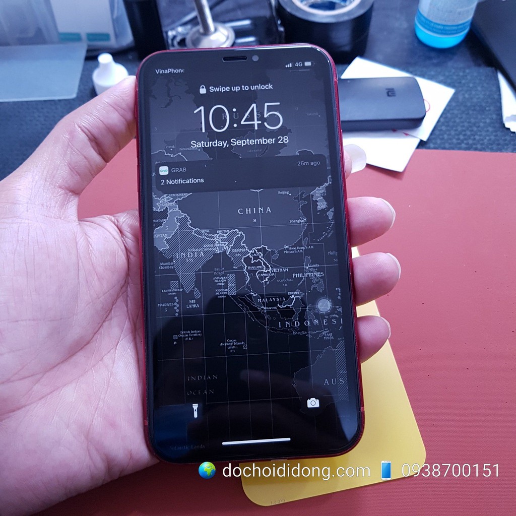Miếng dán cường lực chống nhìn trộm iPhone XR Baseus chính hãng full màn hình