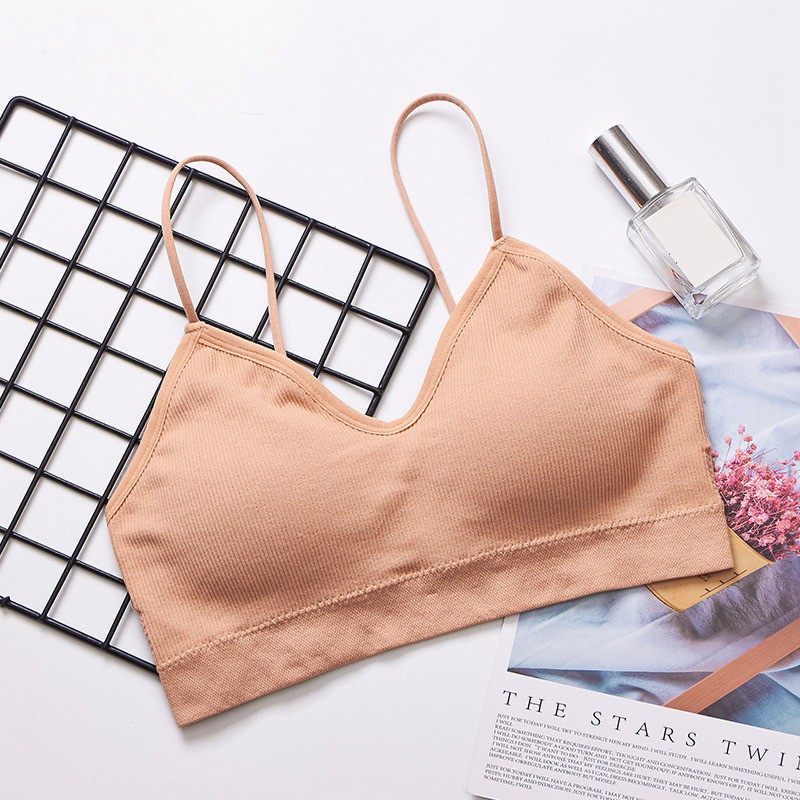 Áo lót No Steel Ring Liner Solid Color padded bra