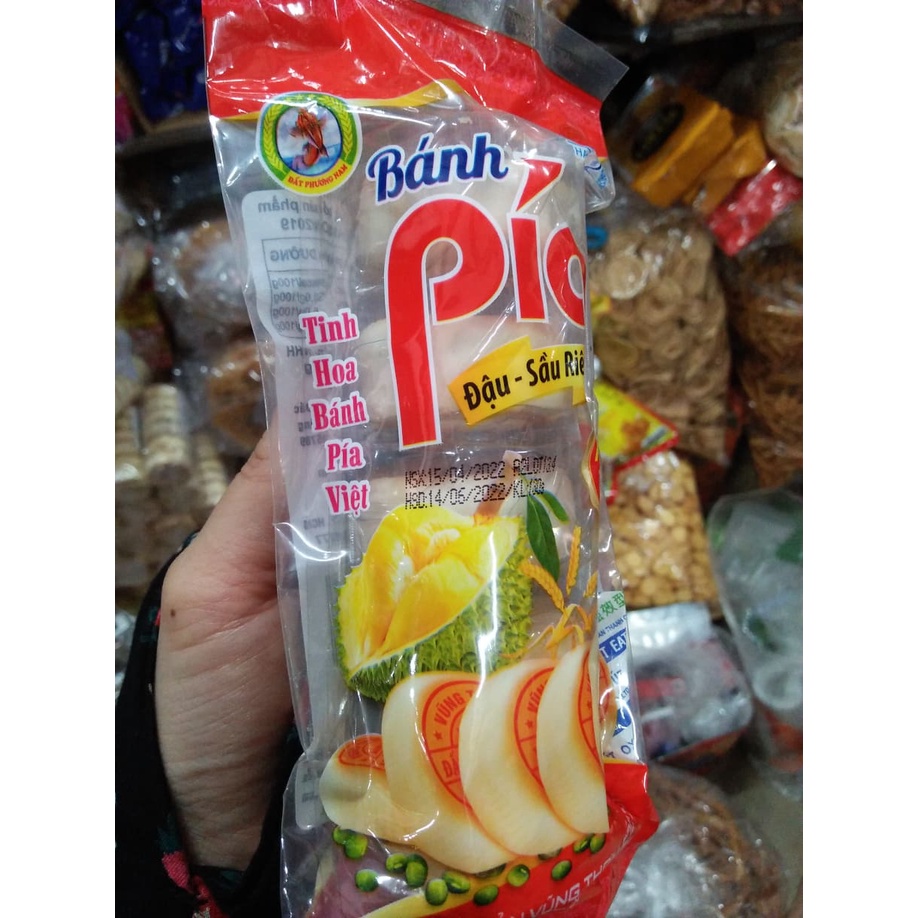 COMBO 5 GÓI BÁNH PÍA MINI ĐẬU SẦU RIÊNG - gói 130gr