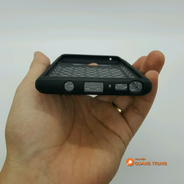 Ốp TPU chống sốc vân xước giả kim loại note8