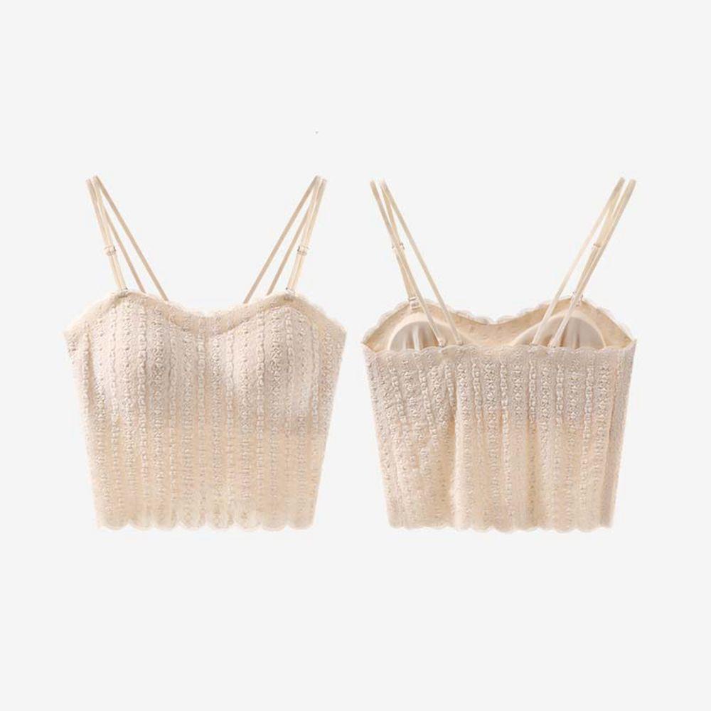 Mocho Áo Lót Ống Hai Dây Nhún Bèo Thoáng Khí Thời Trang Mùa Hè Cho Nữ