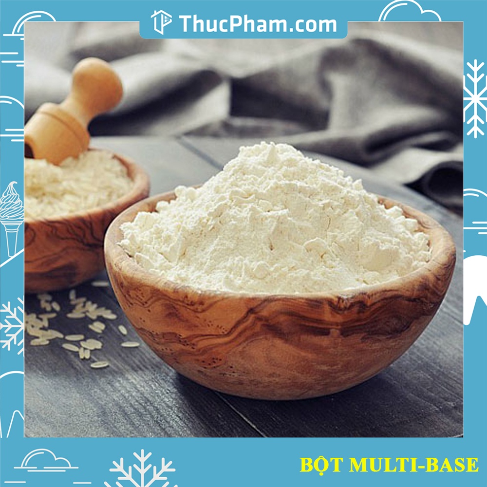 Bột MULTI-BASE-Nguyên Liệu Kem Nền Đa Năng Hỗ Trợ Làm Kem Gelato(Kem Cứng), Pha Chế Đồ Uống, Nấu Ăn,Làm Bánh