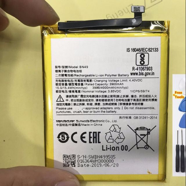 pin cho điện thoại Xiaomi Redmi 7A BN49 bảo hành đổi mới