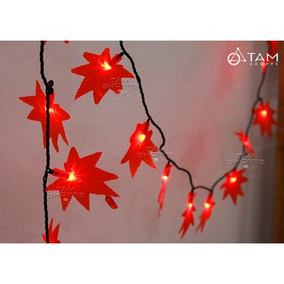 Dây đèn led trang trí Lá phong đỏ TTTM