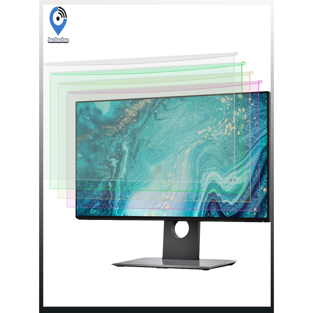 Tấm Lọc Màn Hình Máy Tính / Màn Hình Led / Pc Chống Ánh Sáng Xanh Tiện Dụng