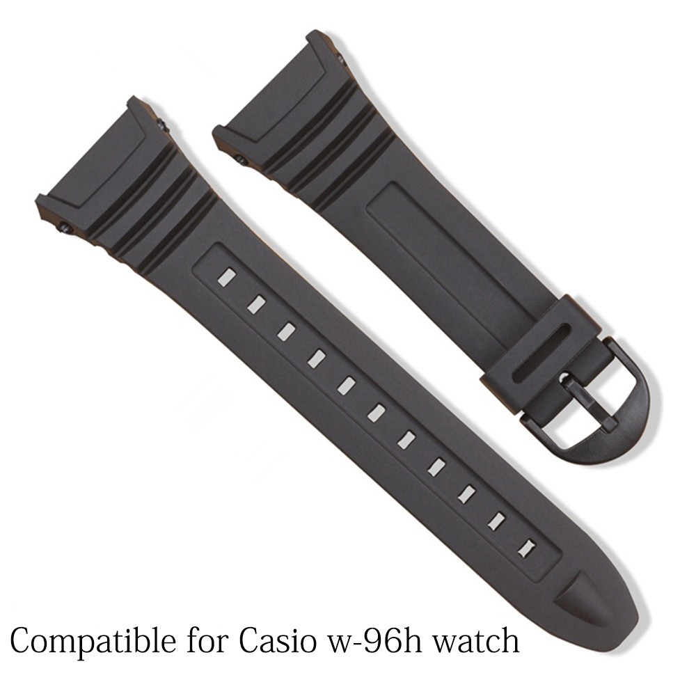 Dây Đeo Thay Thế Chất Liệu Da Pu Cho Đồng Hồ Casio W-96h