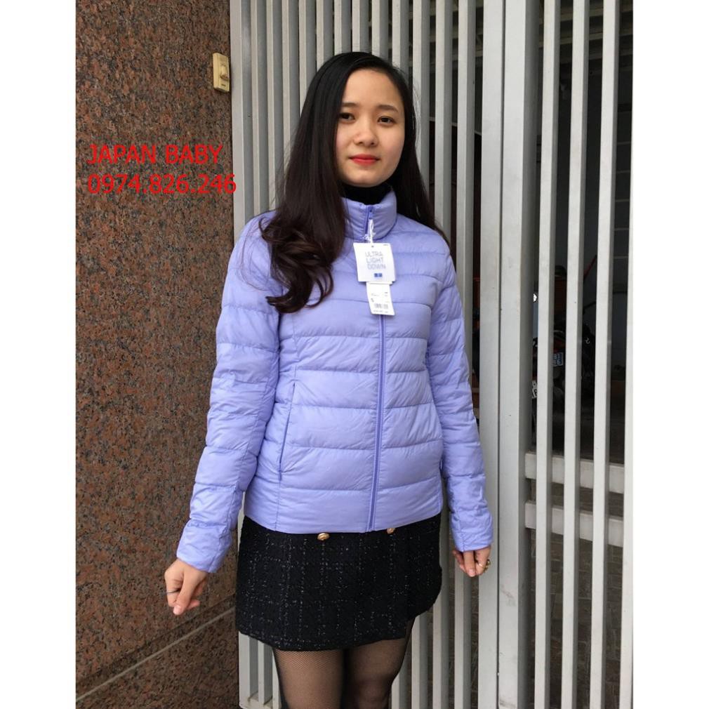 𝐑ẻ (Sale) Áo phao lông vũ cổ trụ nữ Uniqlo Nhật bản - V13d ◦ ^ " < ₐ