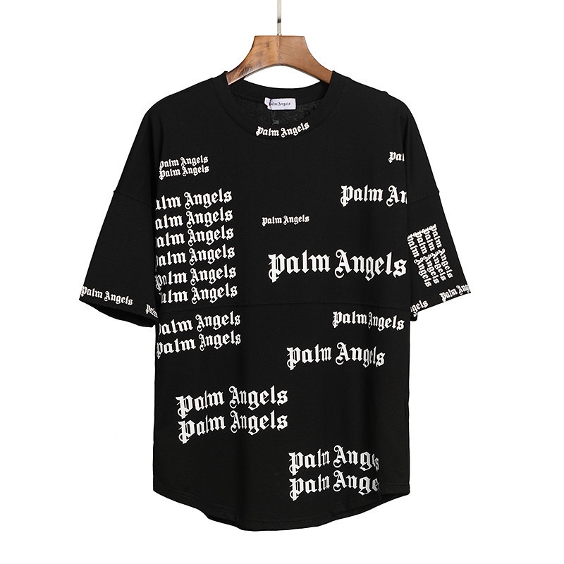 Bán Chạy Nhất Áo Thun Cotton Tay Ngắn Dáng Rộng Hở Vai In Chữ Màn Hình Viên Đạn Thời Trang Unisex