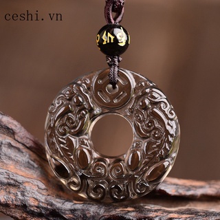 7a Vòng Cổ obsidian Độc Đáo